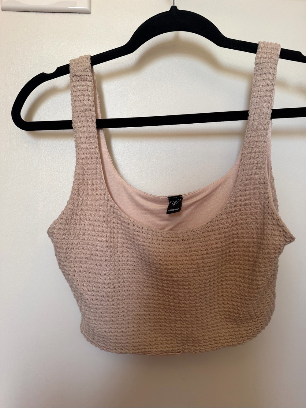 Windsor Cream/Tan Crop Top